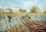 Camille Pissaro Hoarfrost oil painting reproduction